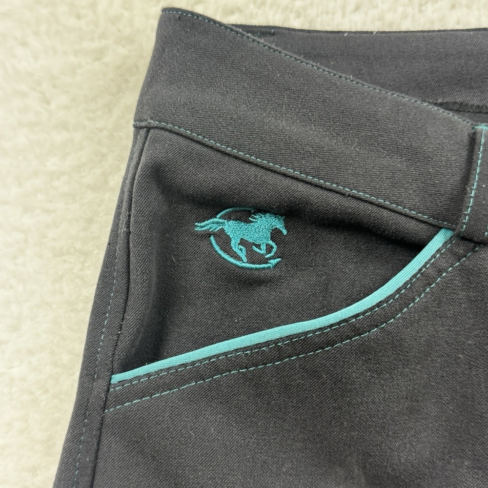 Piper Pants Women's 38R Gray Blue Tapere Equestrian Stretch‎ Horseback Riding - Picture 4 of 14